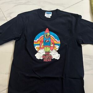 Champion Navy Blue Crewneck T-Shirt